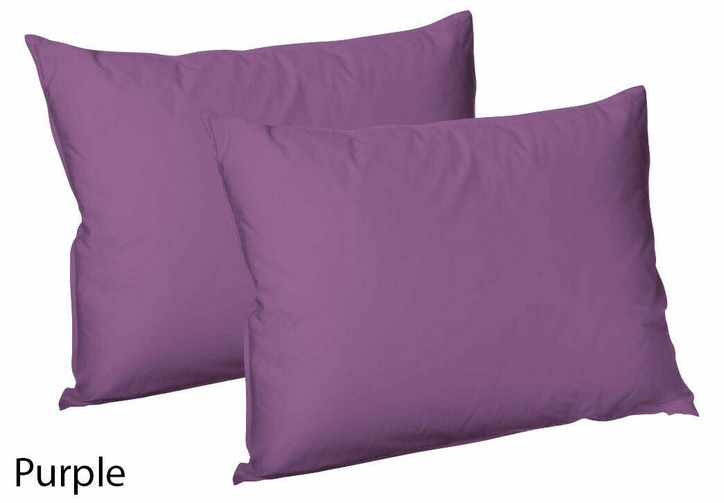Top Quality 2X Polycotton Plain Dyed Housewife Pillowcases,Bed Room PILLOW COVER - Arlinens