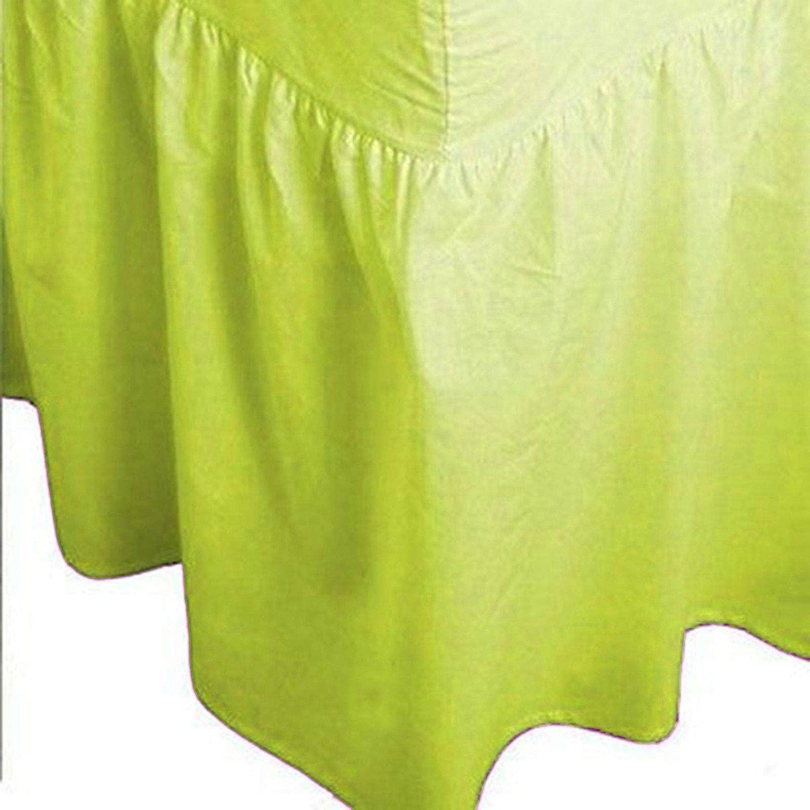 Plain Dyed Fitted Valance Sheet Poly Cotton Bed Sheet In All Sizes - Arlinens
